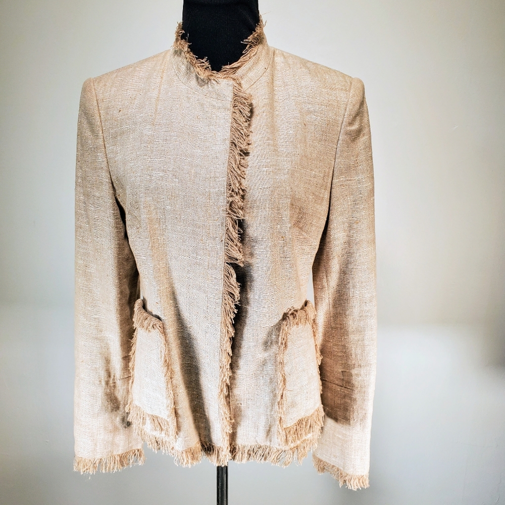 Boston Proper Linen Jacket